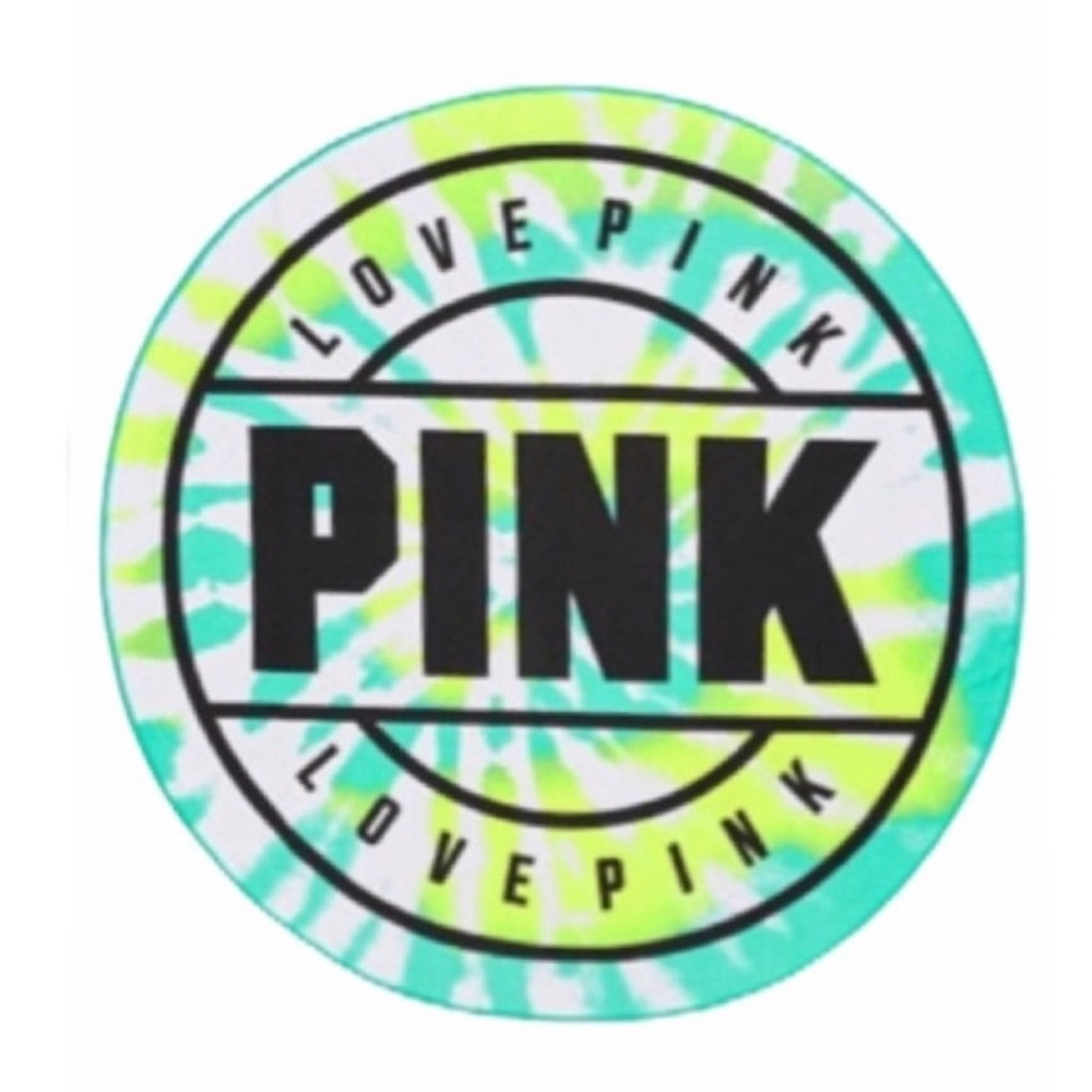 Vs pink round towel